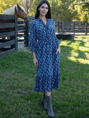 Rungalee Becca Silk Dress in Black